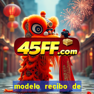 modelo recibo de pagamento autonomo
